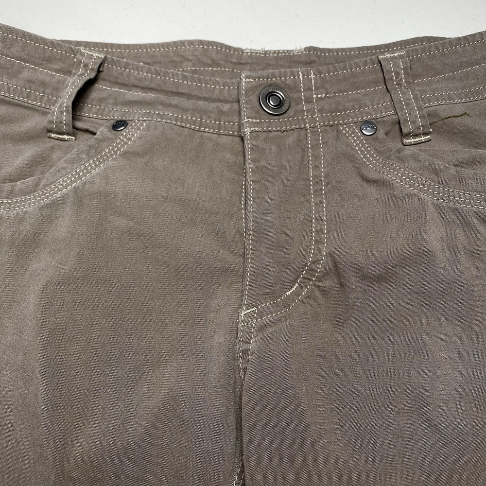 Kuhl Freeflex Roll-Up Pants 6 Regular Womens Cargo Taupe Gorpcore